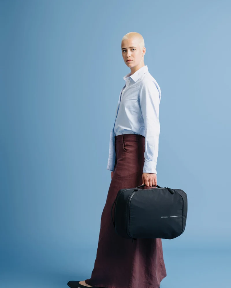 Sac à dos anti-vol nylon recyclé à personnaliser