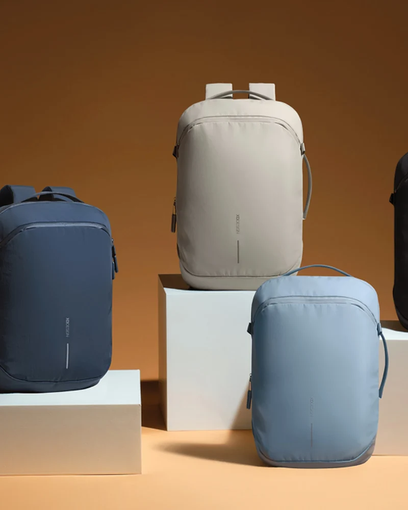 Sac à dos anti-vol nylon recyclé à personnaliser