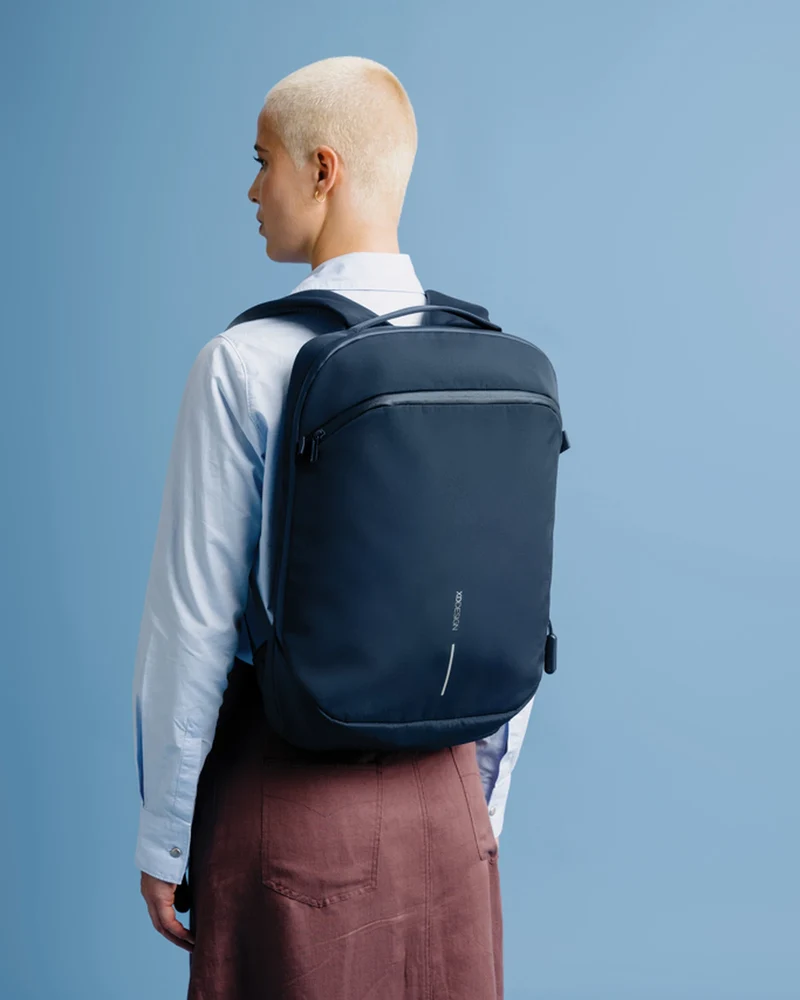 Sac à dos anti-vol nylon recyclé à personnaliser