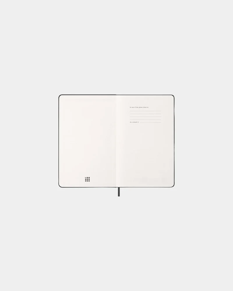 Agenda vertical Moleskine 12 mois à personnaliser