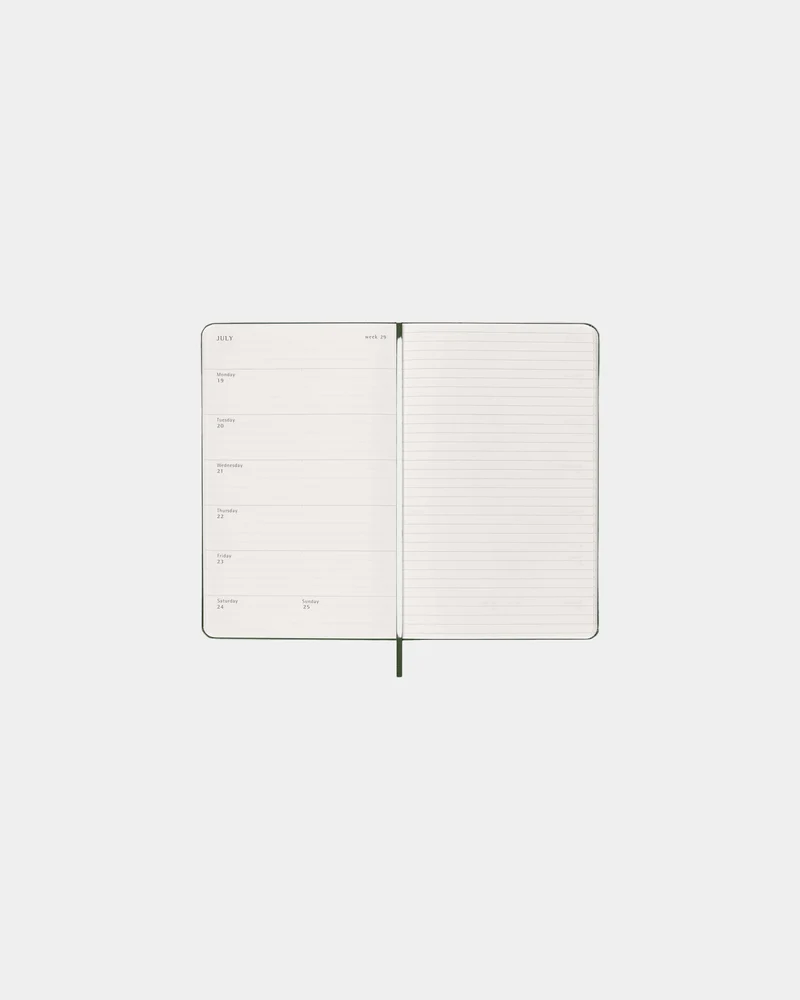Agenda hebdomadaire Moleskine à personnaliser