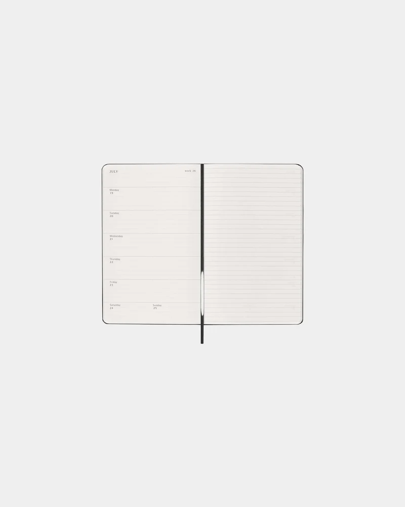 Agenda hebdomadaire Moleskine à personnaliser