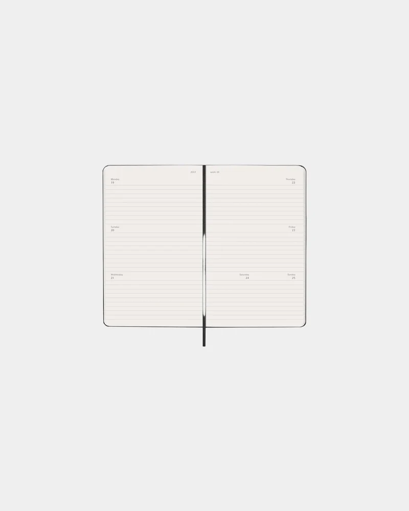 Agenda hebdomadaire Moleskine à personnaliser