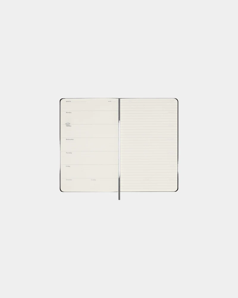 Agenda hebdomadaire non daté Moleskine à personnaliser
