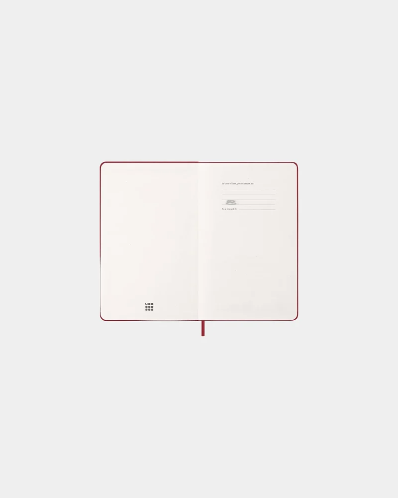Agenda Moleskine quotidien 12 mois à personnaliser