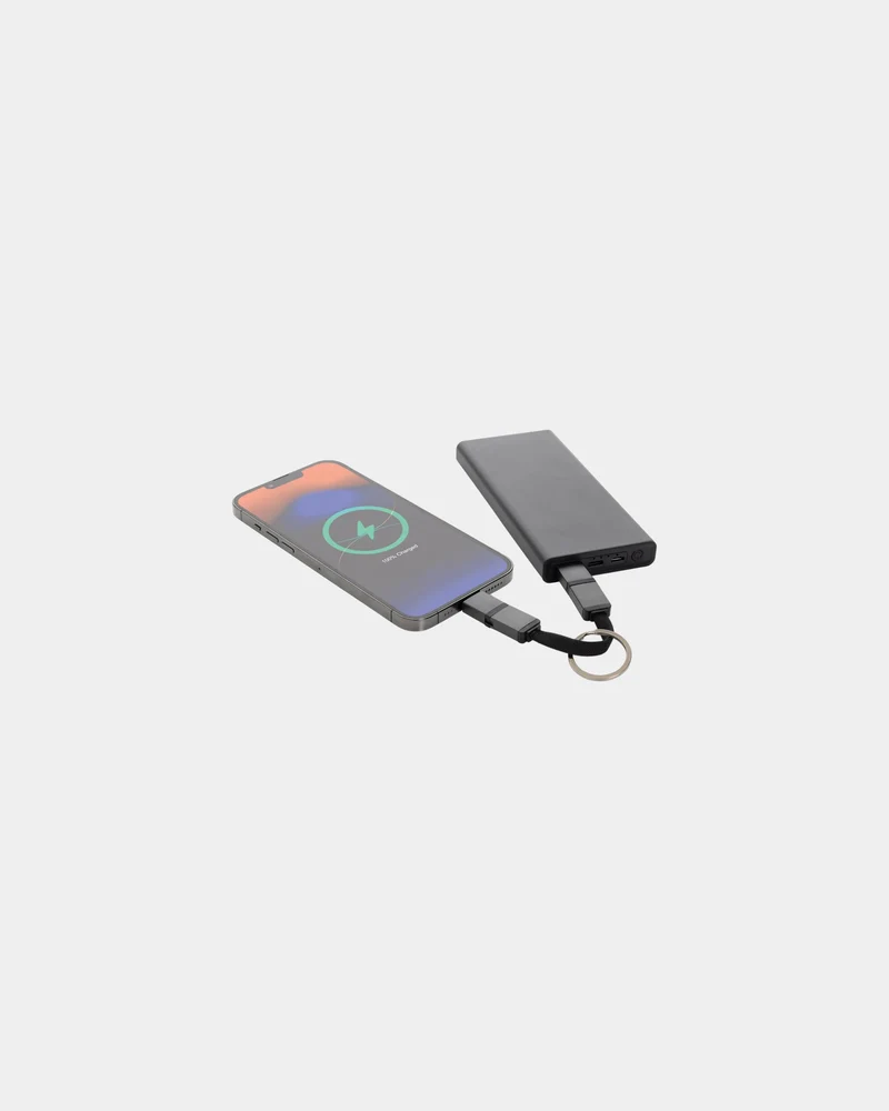 Câble de charge rapide 4 en 1 aluminium recyclé à personnaliser