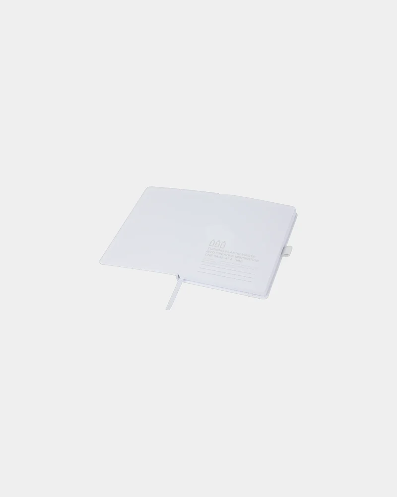 Carnet en plastique recyclé Thalaasa à personnaliser