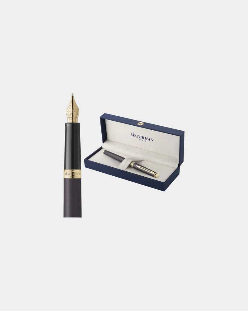 Stylo plume acier inoxydable Waterman Hemisphere H à personnaliser
