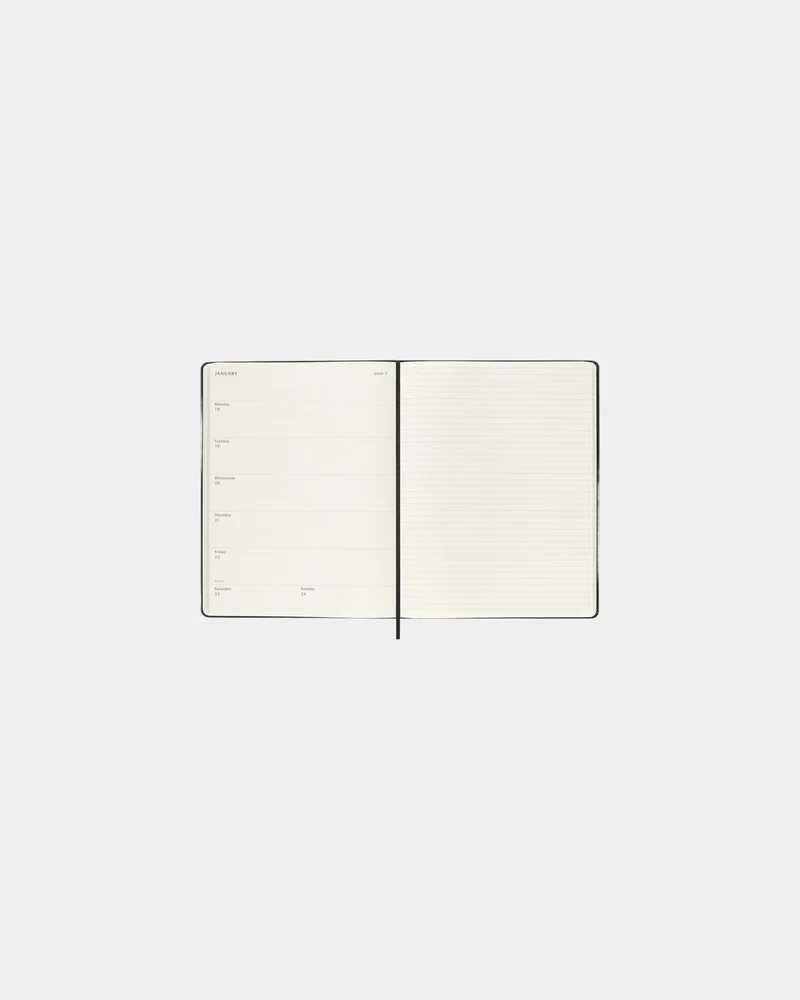 Agenda XL hebdomadaire Moleskine à personnaliser