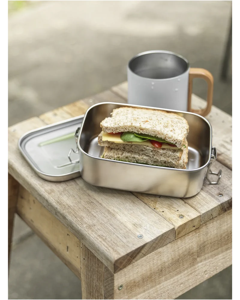 Boîte repas Titan en acier inoxydable recyclé 750 ml à personnaliser