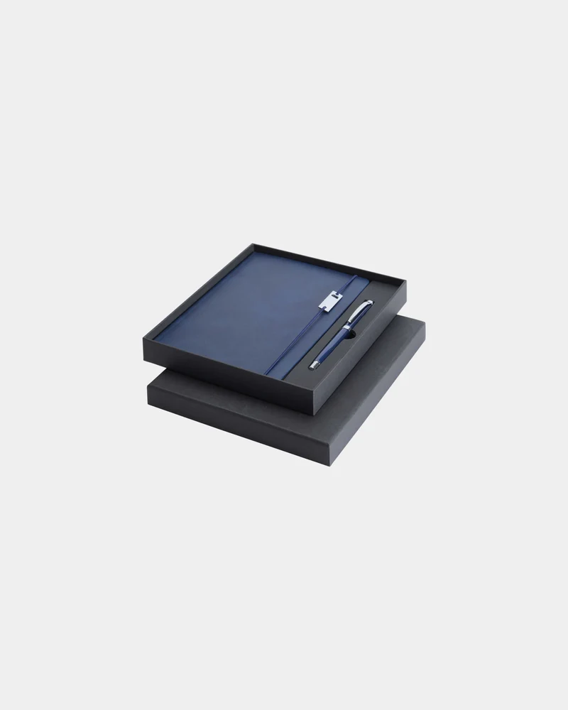 Ensemble carnet A5 et stylo roller à personnaliser
