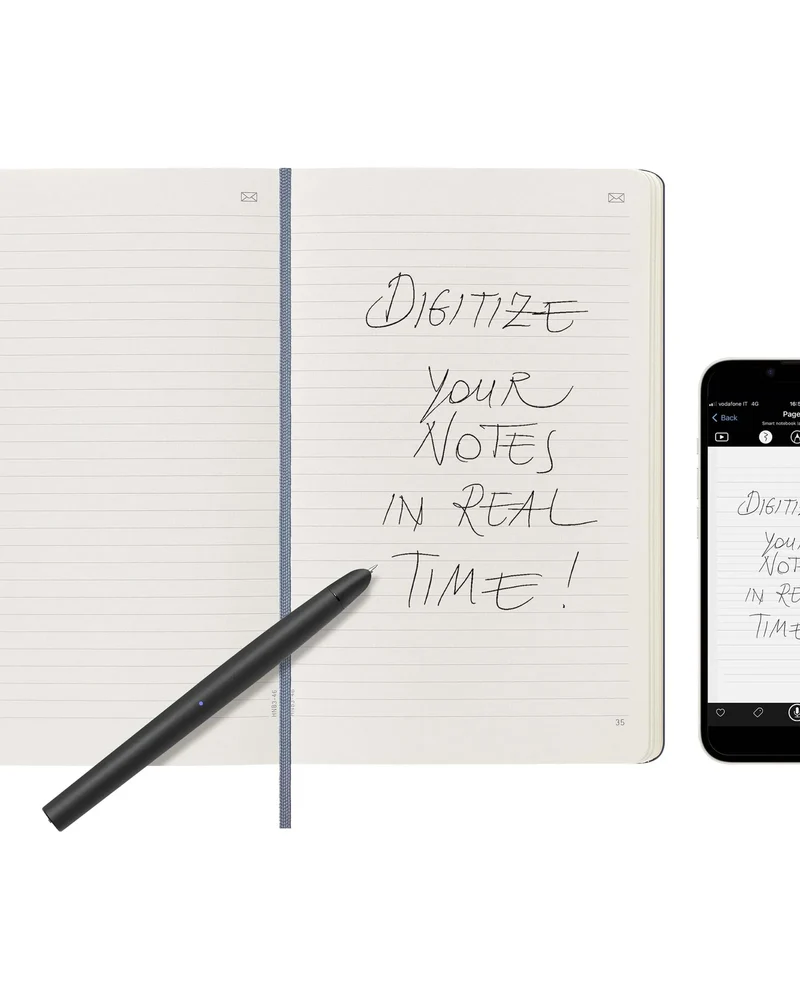 Carnet ligné papier certifié FSC Moleskine Smart à personnaliser