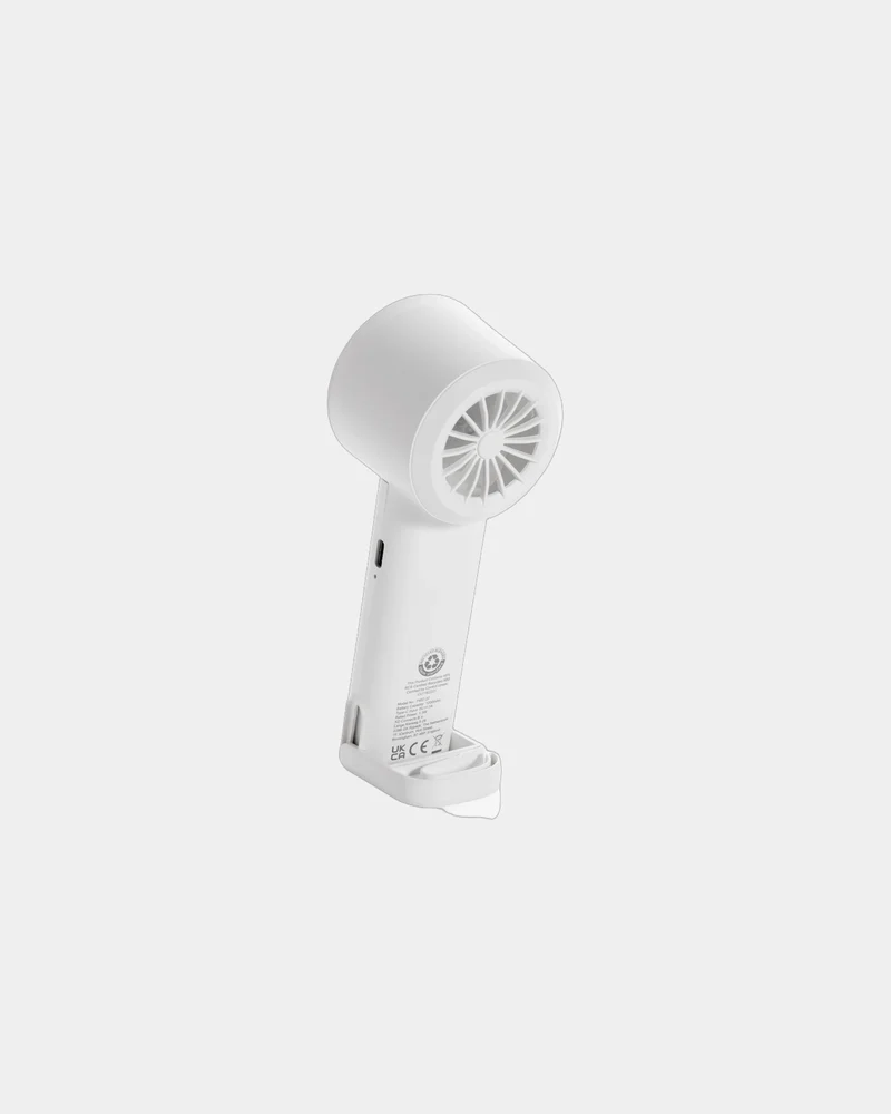 Ventilateur portable recyclé RCS Twist à personnaliser