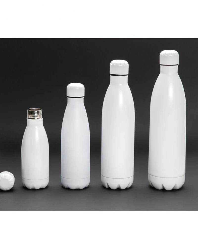 Bouteille isotherme acier inox 1L à personnaliser