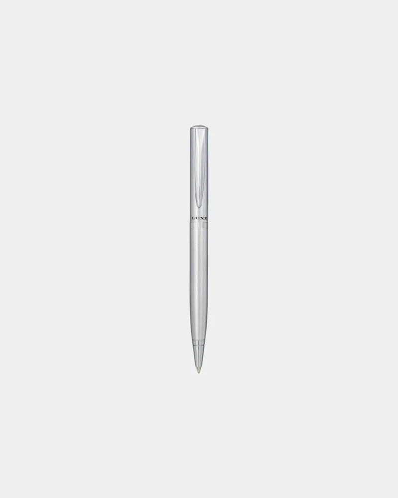 Stylo bille métal argent à personnaliser