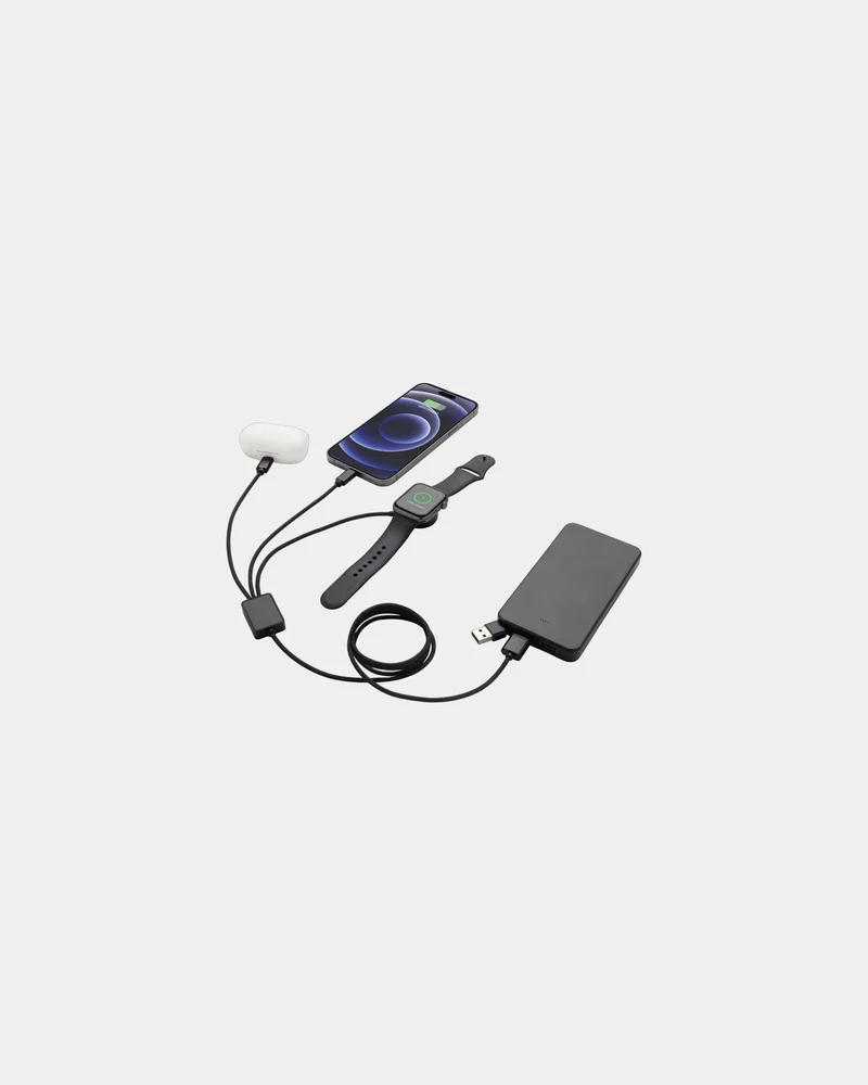 Câble 6-en-1 rPET RCS Terra à personnaliser