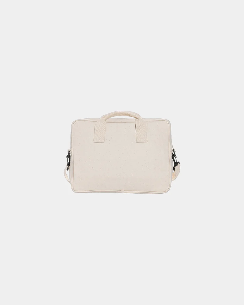 Sacoche ordinateur coton recyclé 15,4'' à personnaliser