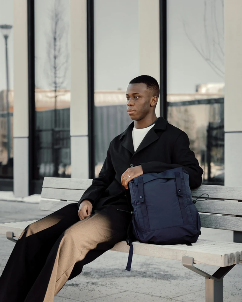 Sac à dos en nylon recyclé KENTO URBAN à personnaliser