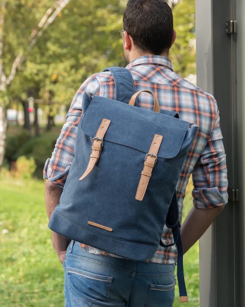 Sac à dos ordinateur toile 44 x 32 x 16 cm à personnaliser