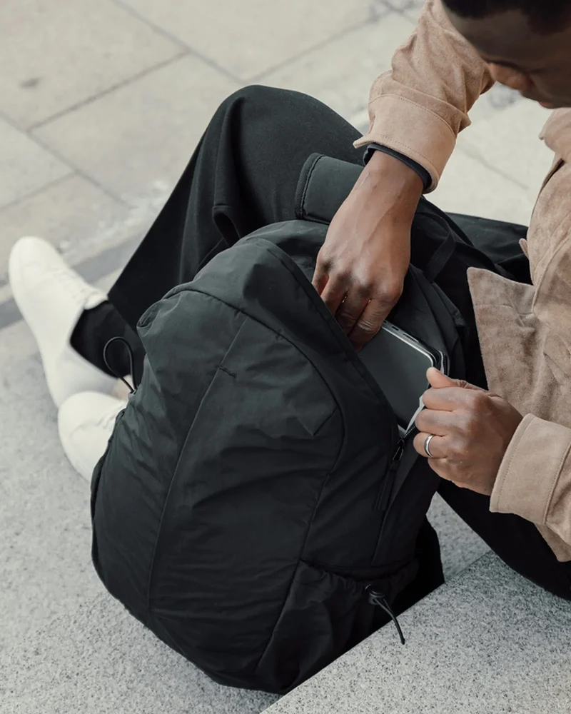 Sac à dos ordinateur nylon recyclé KENTO URBAN à personnaliser