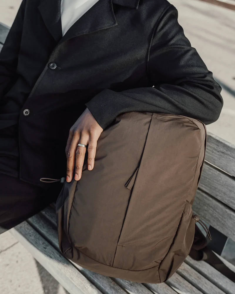 Sac à dos ordinateur nylon recyclé KENTO URBAN à personnaliser