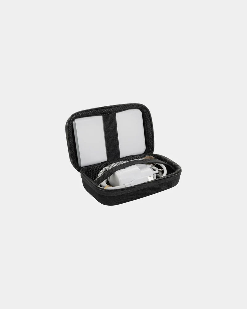 Set batterie câble et chargeur 20W en PET recyclé à personnaliser