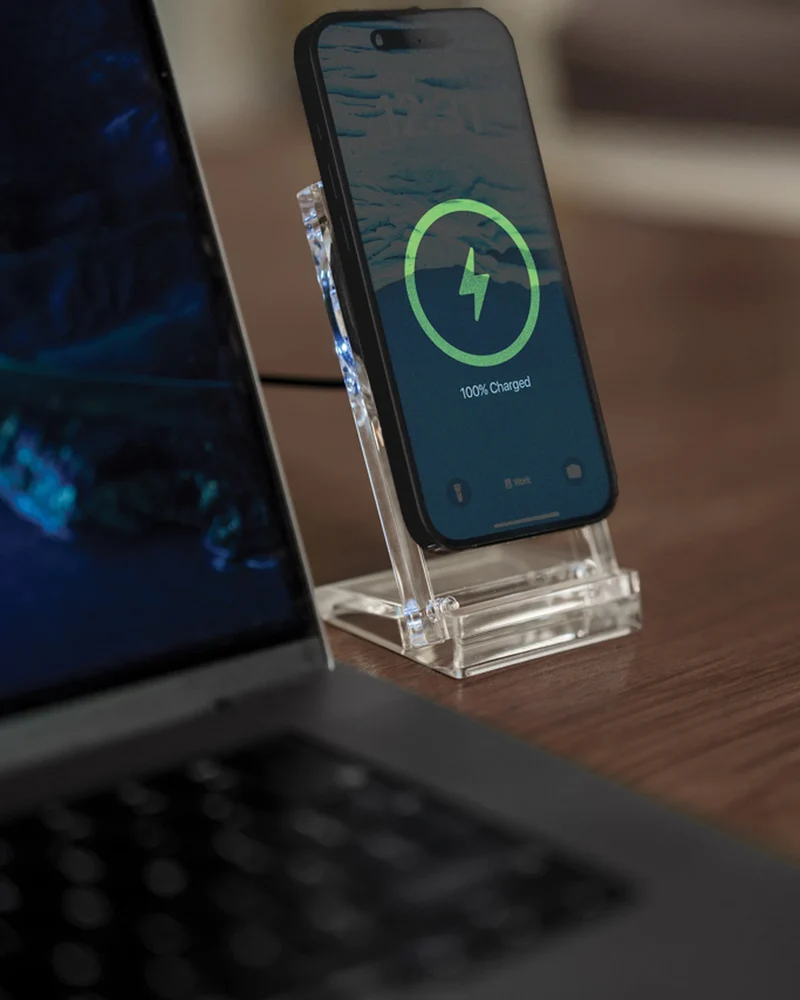 Support magnétique de recharge sans fil 15W à personnaliser