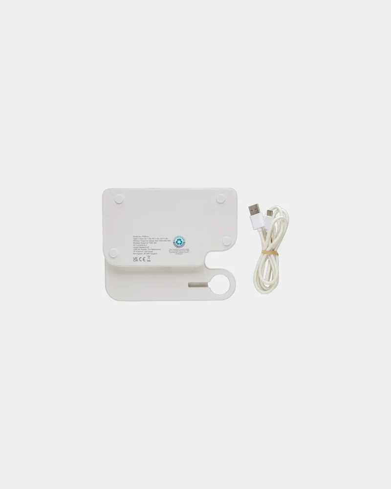 Chargeur sans fil 15W en ABS recyclé à personnaliser