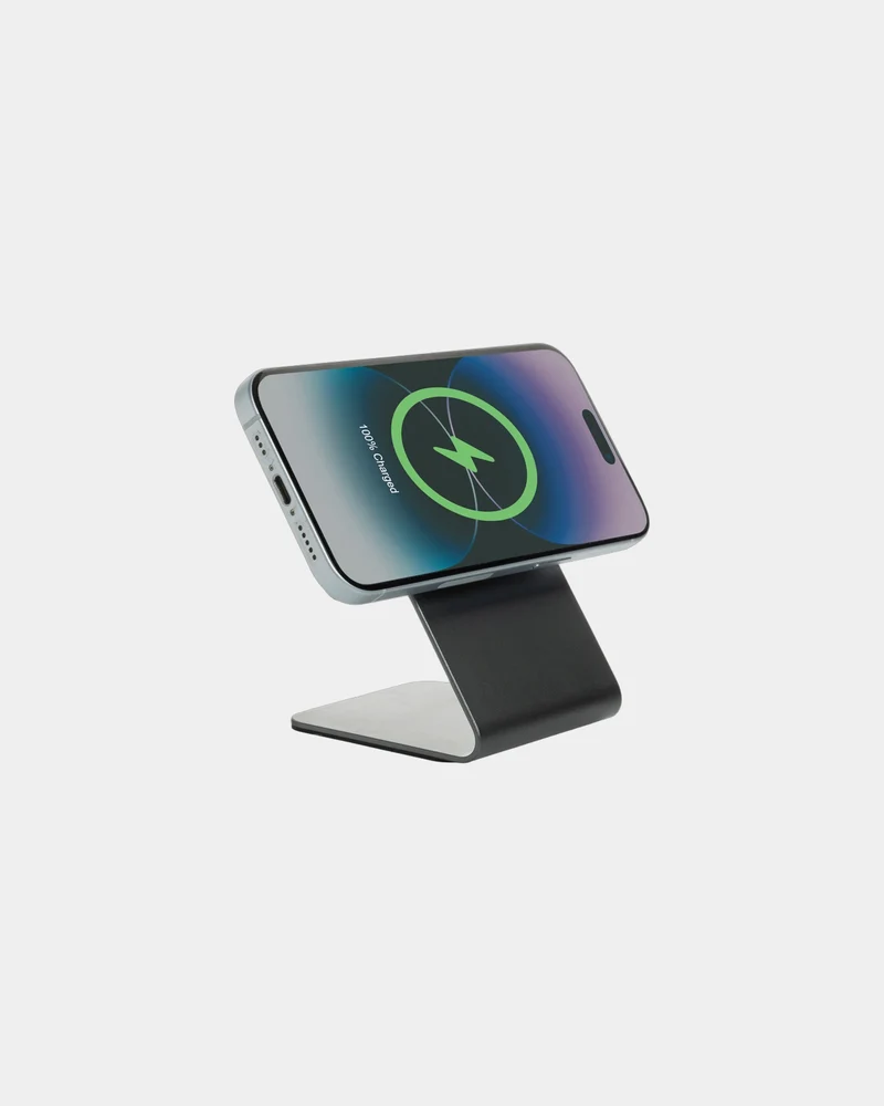 Support de recharge magnétique 15W en aluminium Terra à personnaliser