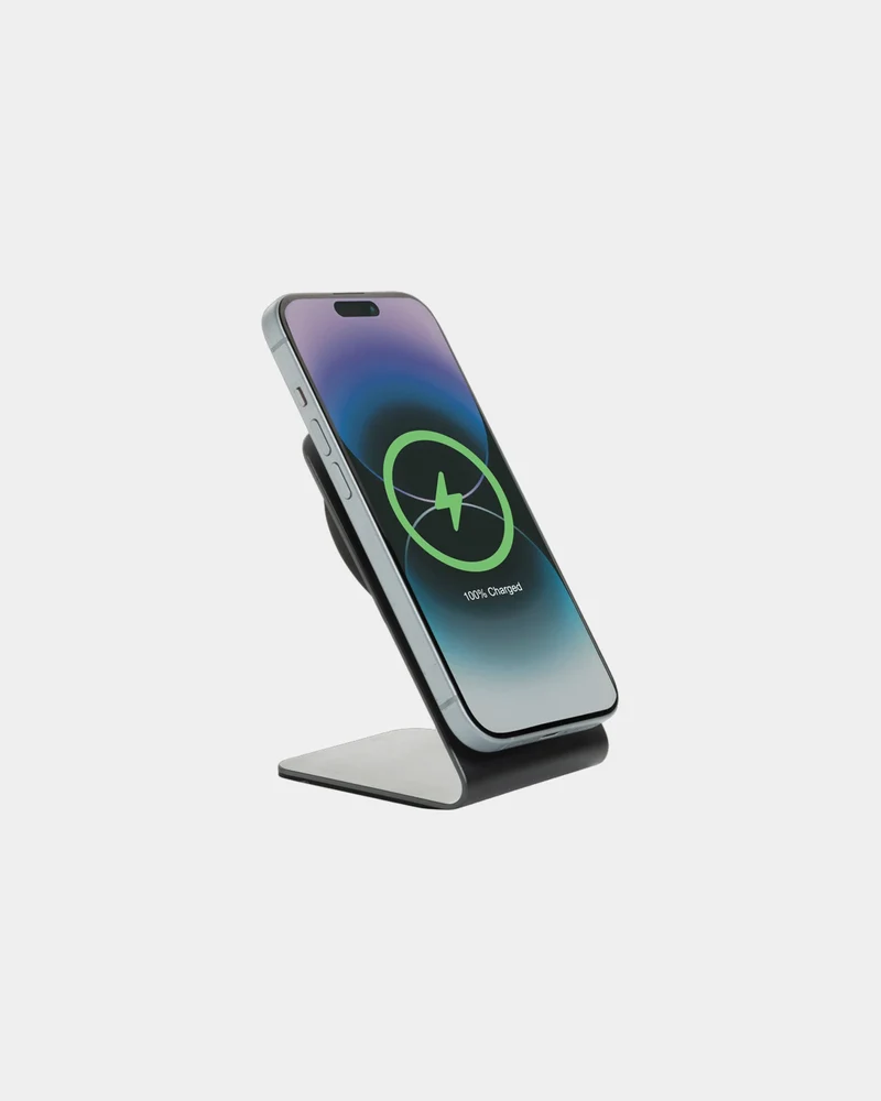 Support de recharge magnétique 15W en aluminium Terra à personnaliser