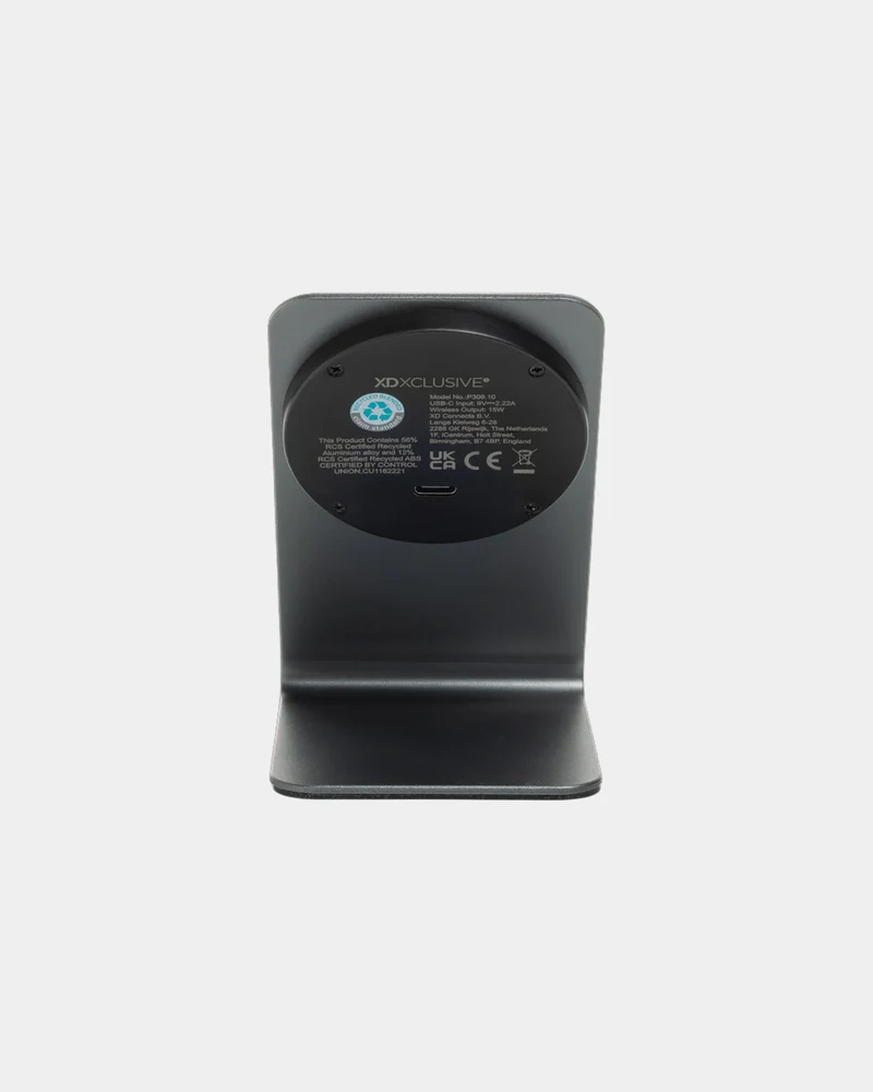 Support de recharge magnétique 15W en aluminium Terra à personnaliser