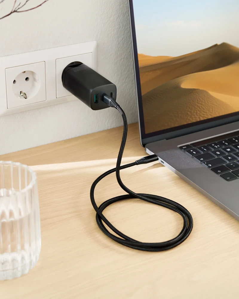 Chargeur mural USB 3 ports PD 65 W Philips à personnaliser