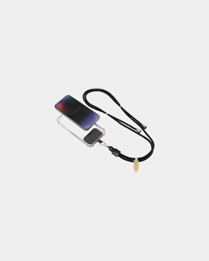 Tour de cou téléphone réglable en rPET CarryLoop à personnaliser