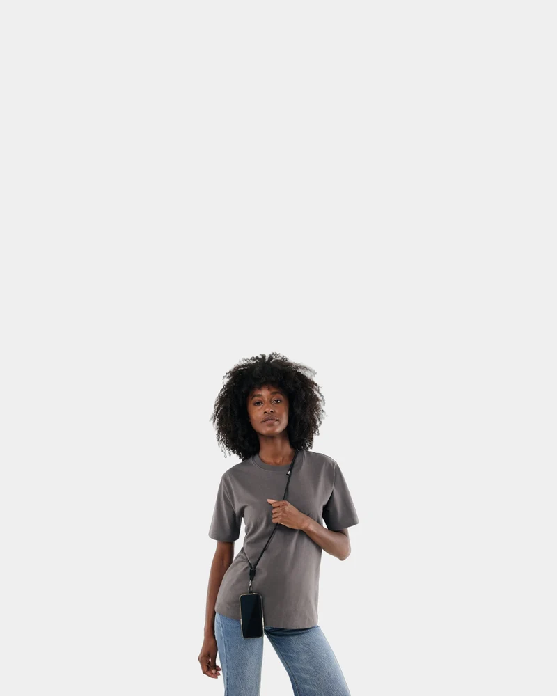 Tour de cou téléphone réglable en rPET CarryLoop à personnaliser