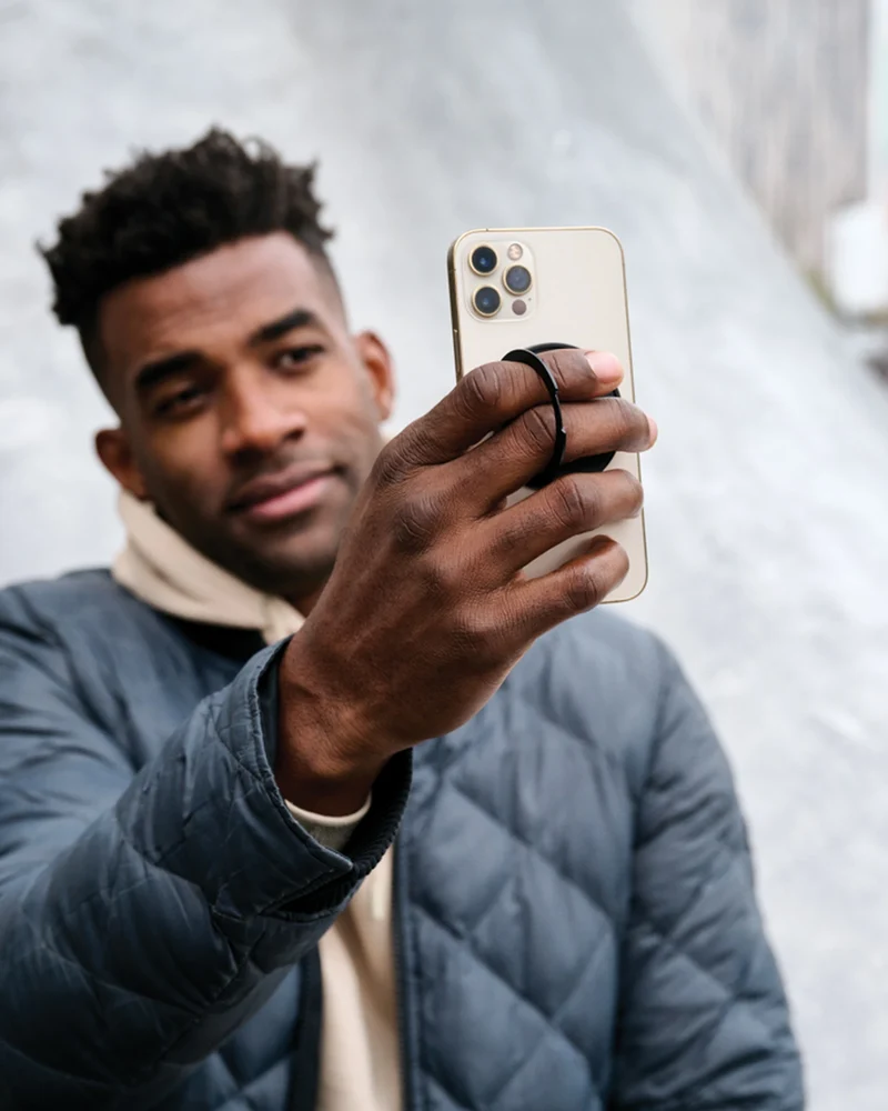 Porte téléphone recyclé à personnaliser