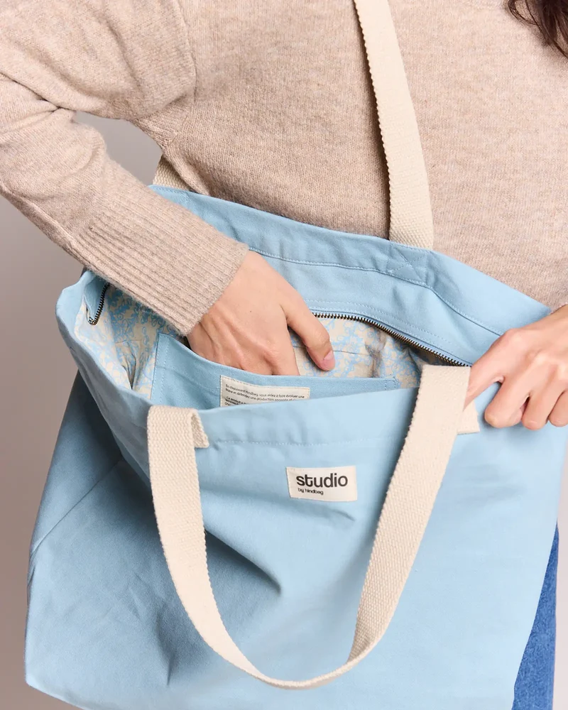 Sac de voyage coton bio Studio by Hindbag Hortense à personnaliser