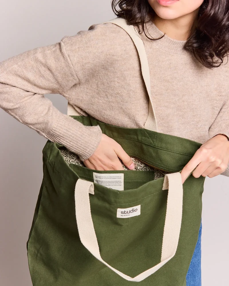 Sac de voyage coton bio Studio by Hindbag Hortense à personnaliser
