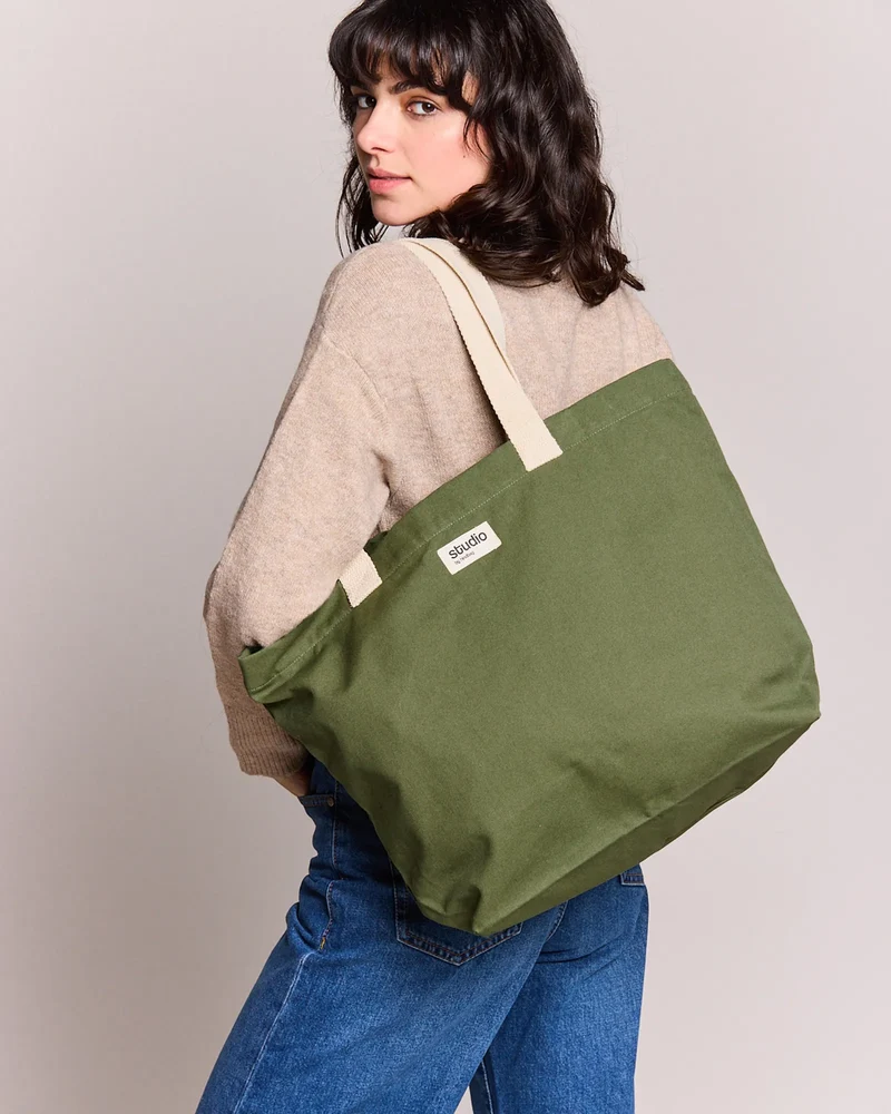 Sac de voyage coton bio Studio by Hindbag Hortense à personnaliser