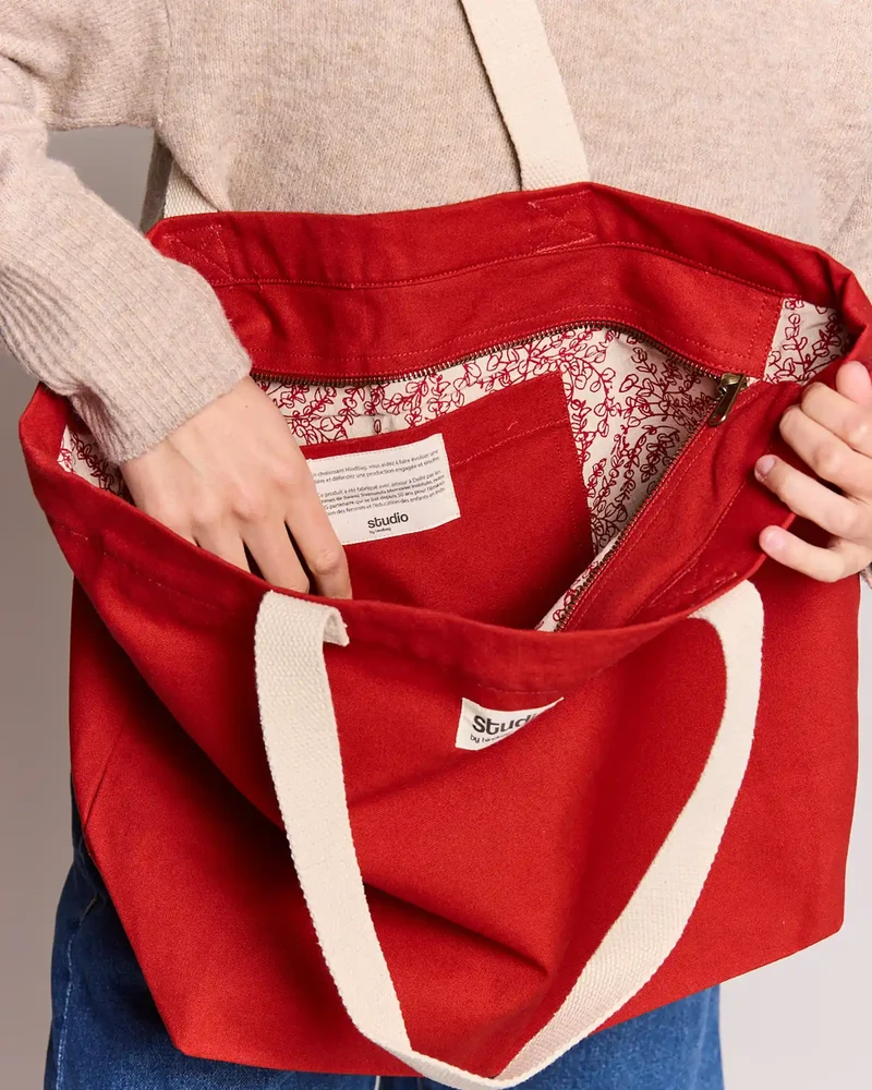 Sac de voyage coton bio Studio by Hindbag Hortense à personnaliser