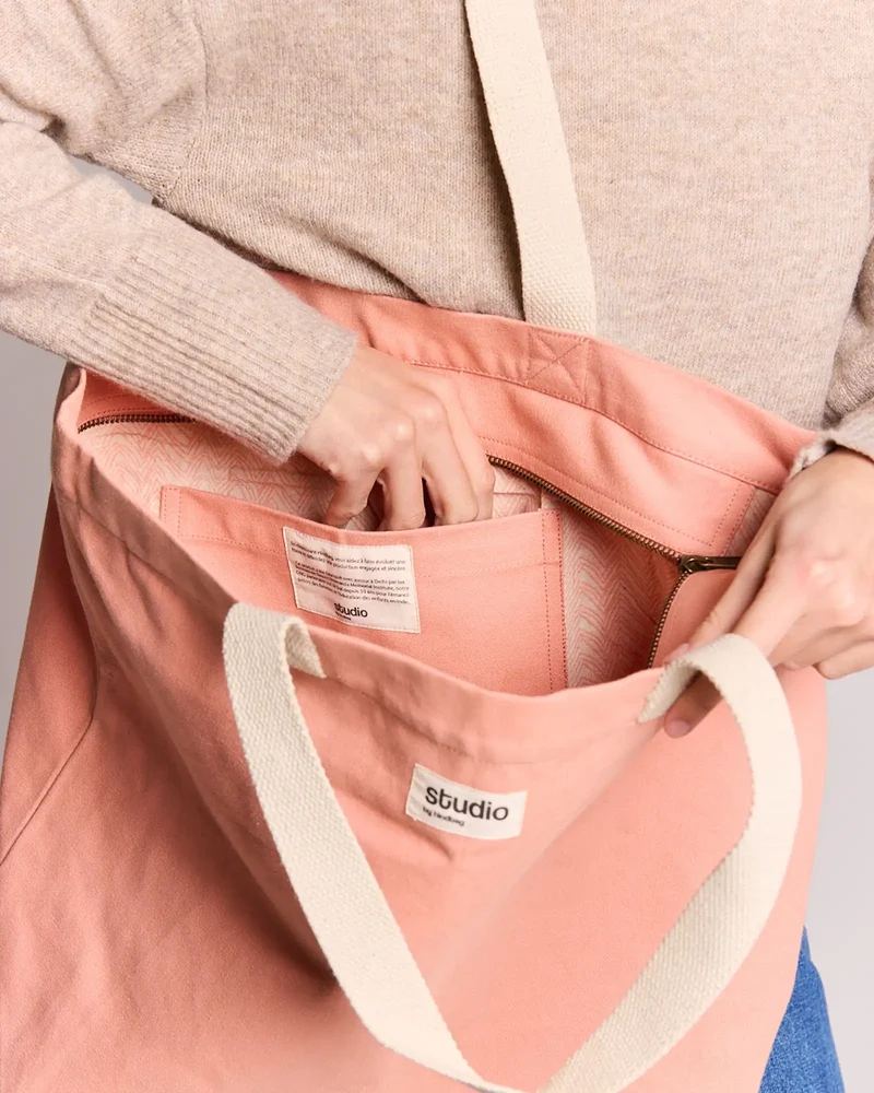 Sac de voyage coton bio Studio by Hindbag Hortense à personnaliser