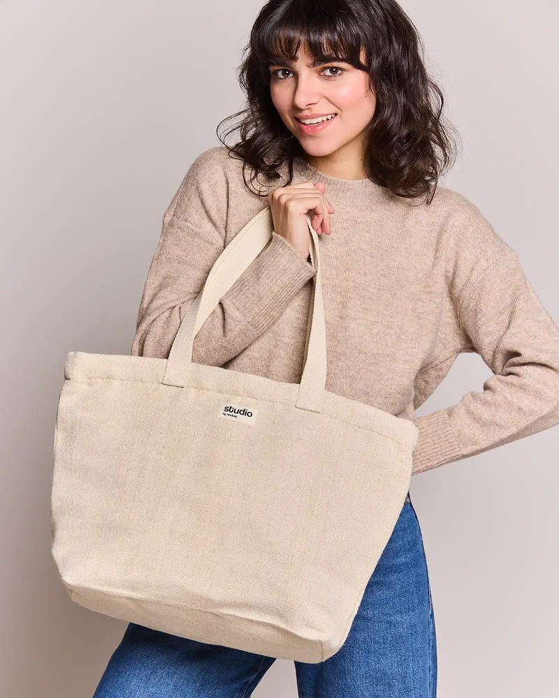 Sac de voyage coton bio Studio by Hindbag Hortense à personnaliser