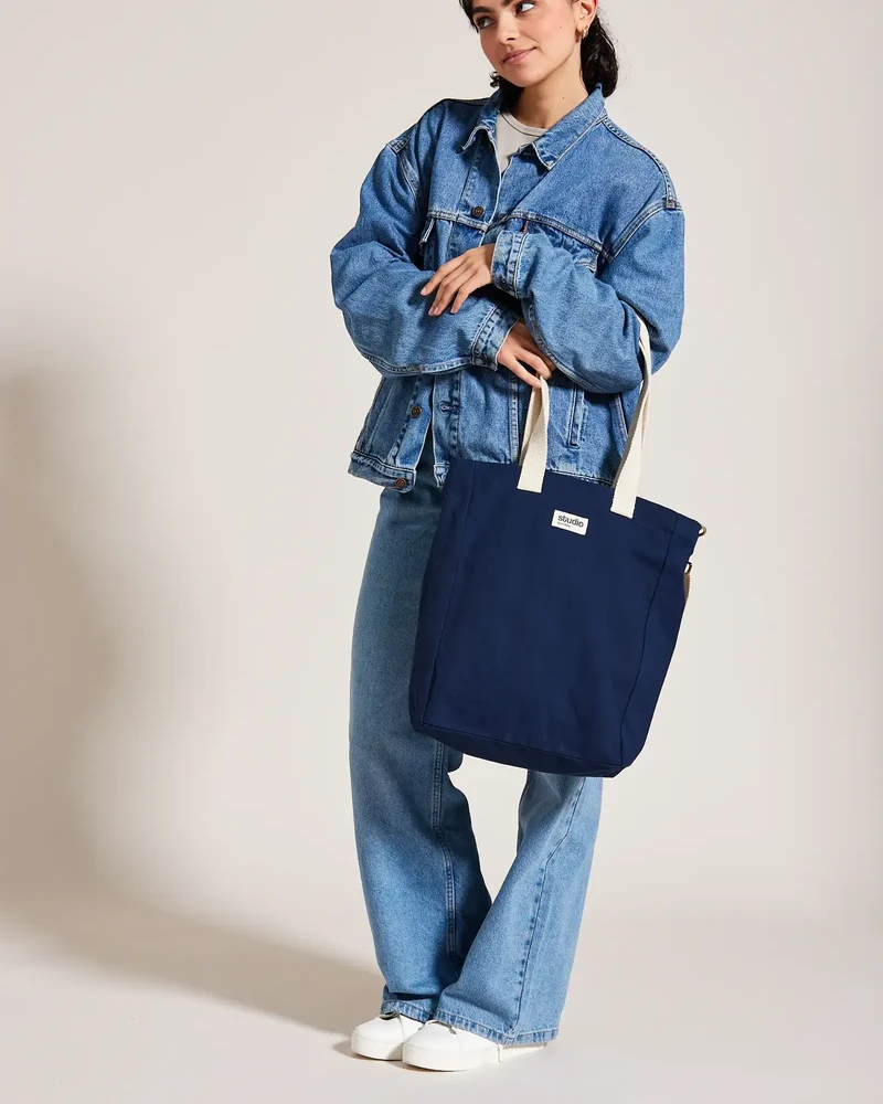 Sac cabas coton bio Studio by Hindbag Evan à personnaliser