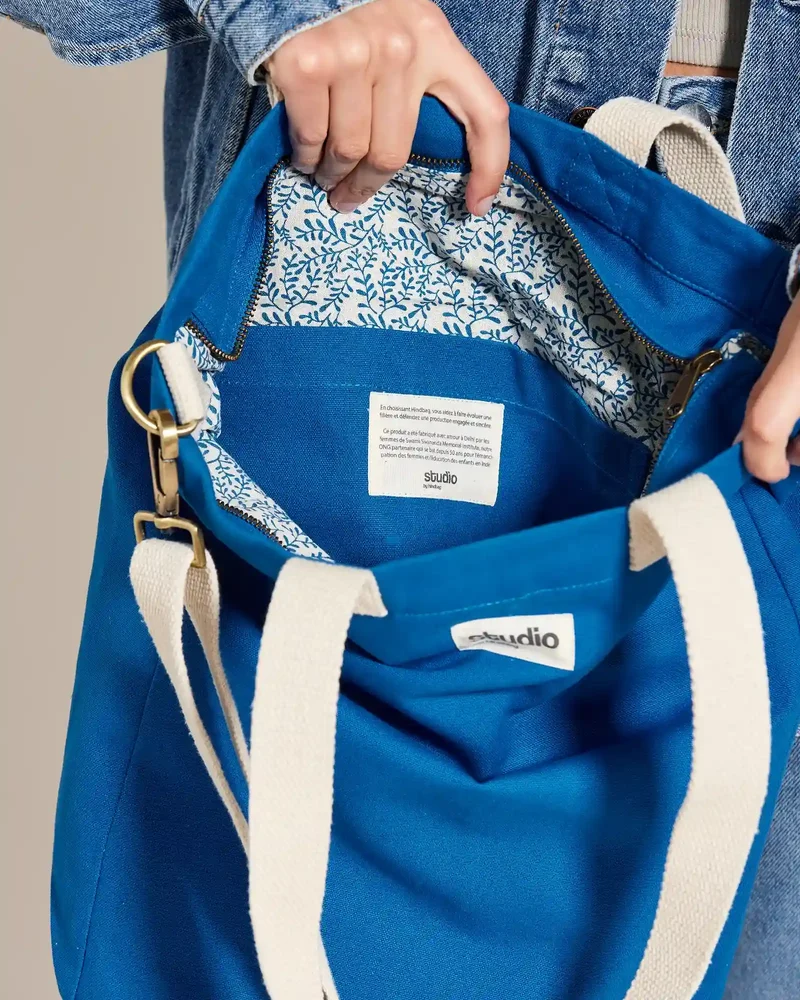 Sac cabas coton bio Studio by Hindbag Evan à personnaliser