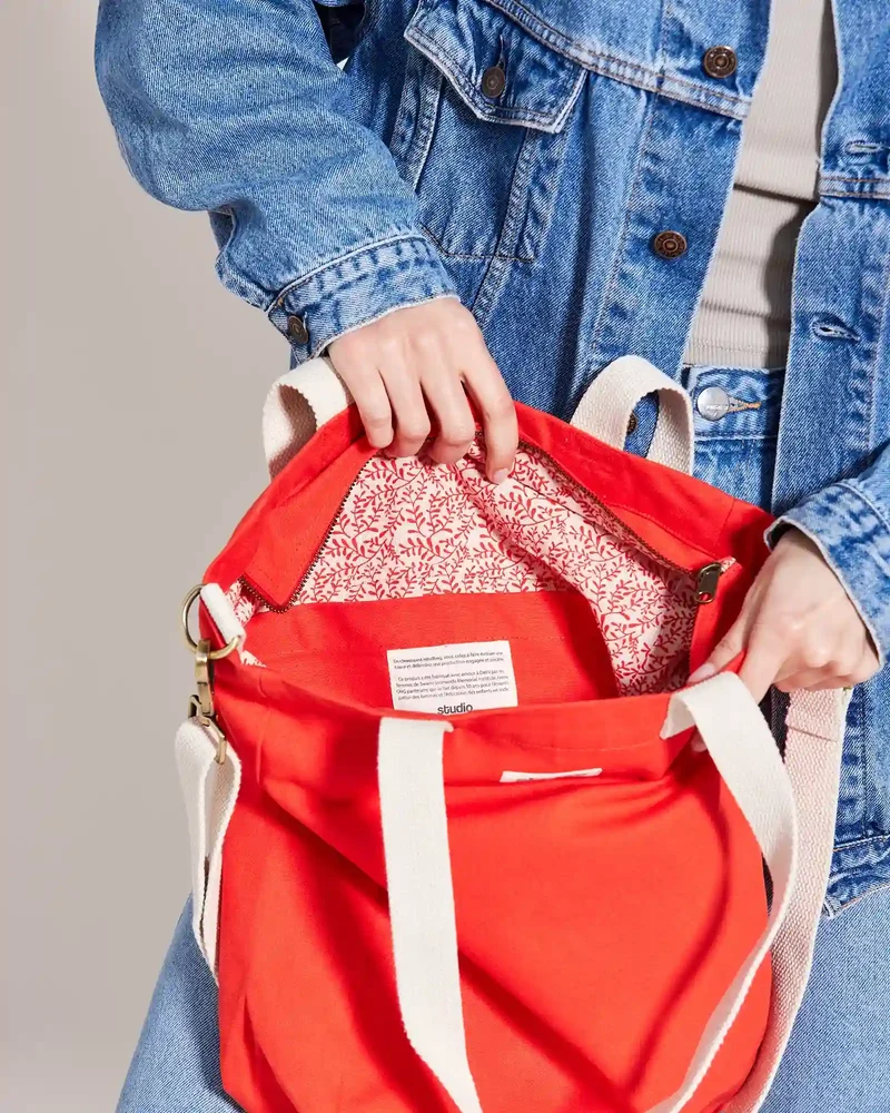 Sac cabas coton bio Studio by Hindbag Evan à personnaliser