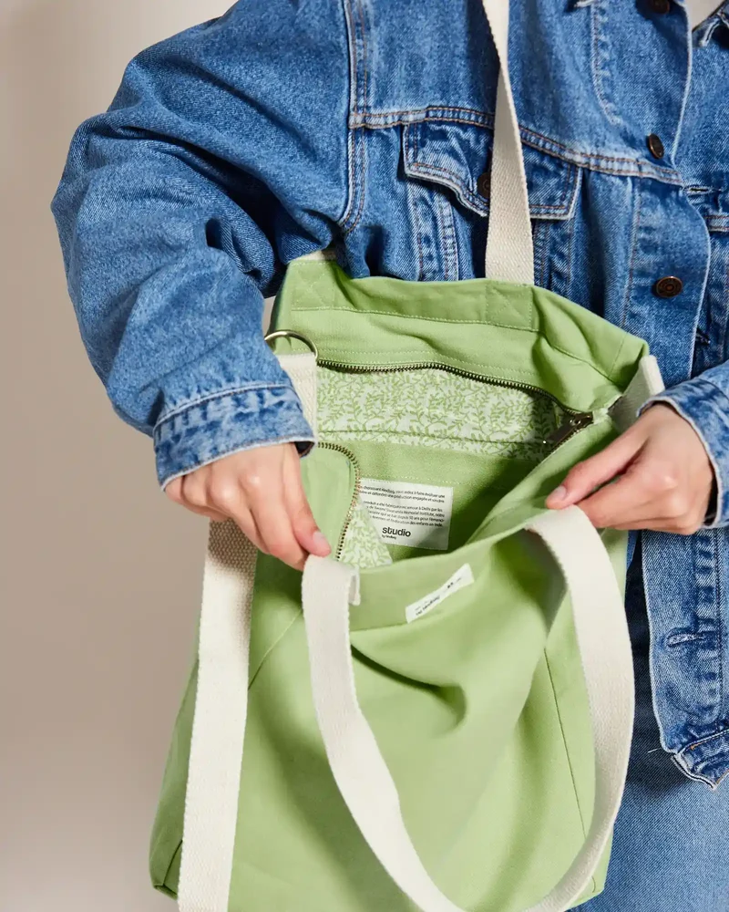 Sac cabas coton bio Studio by Hindbag Evan à personnaliser