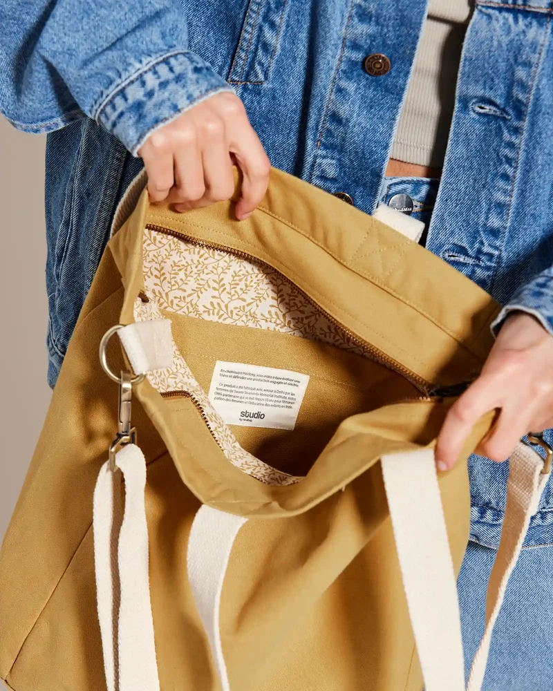 Sac cabas coton bio Studio by Hindbag Evan à personnaliser