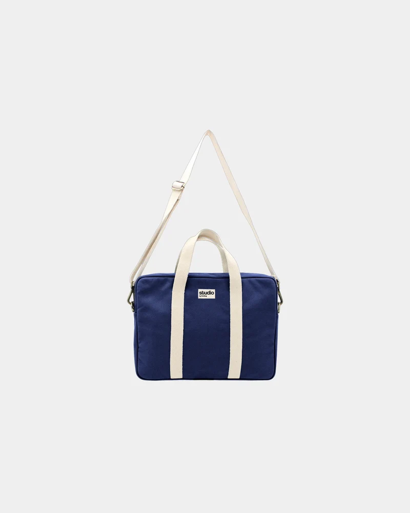 Sac ordinateur coton bio Studio by Hindbag Luis à personnaliser