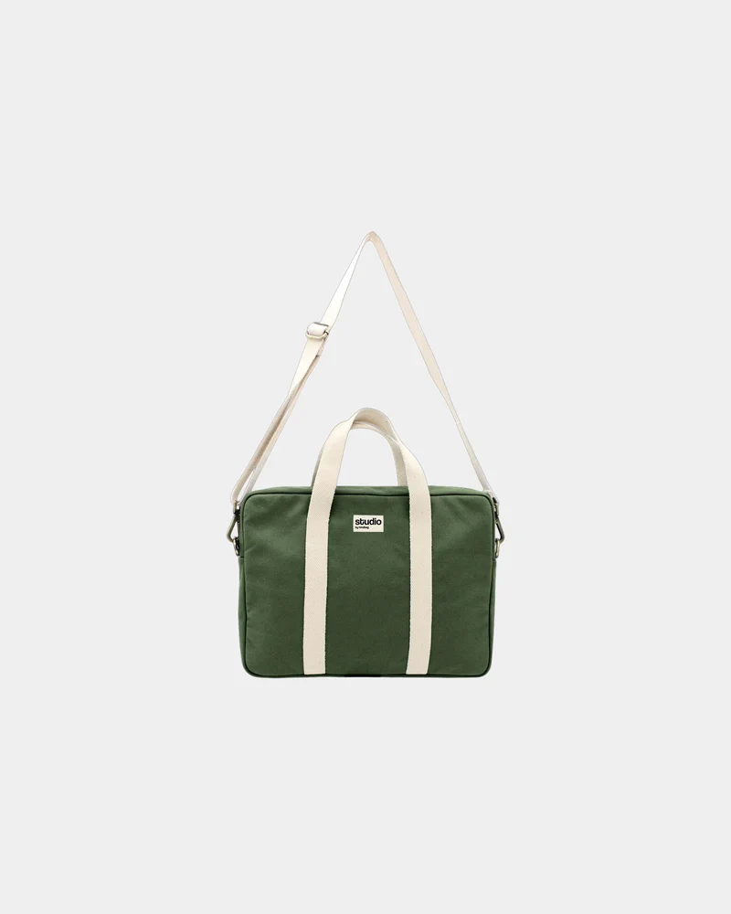 Sac ordinateur coton bio Studio by Hindbag Luis à personnaliser