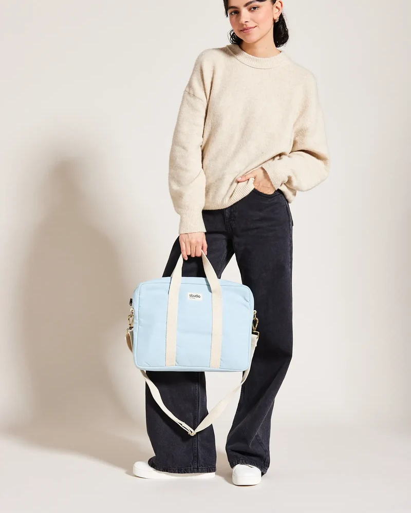 Sac ordinateur coton bio Studio by Hindbag Luis à personnaliser