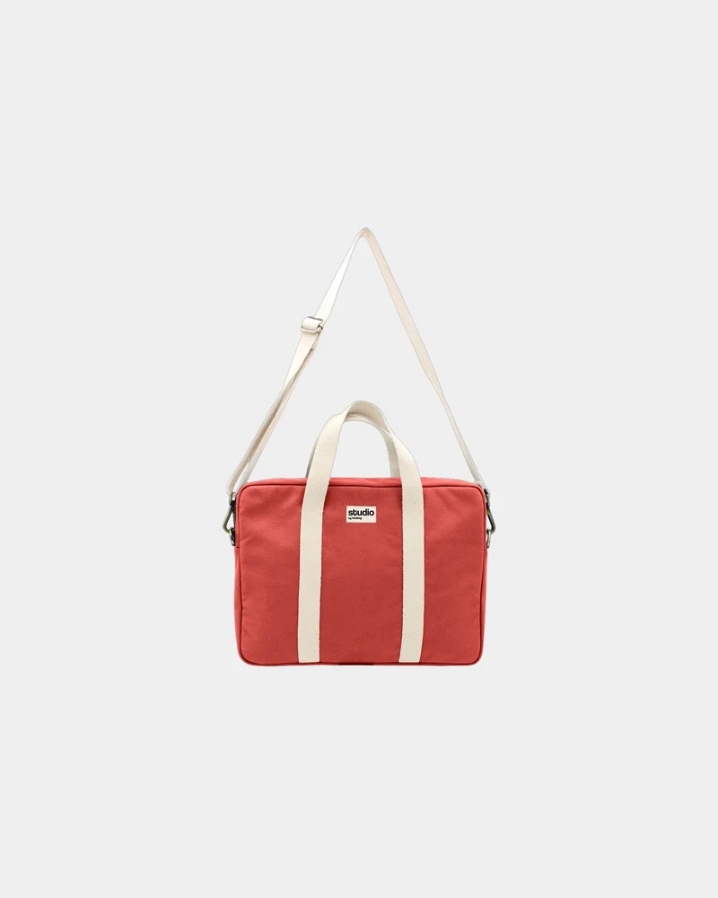 Sac ordinateur coton bio Studio by Hindbag Luis à personnaliser
